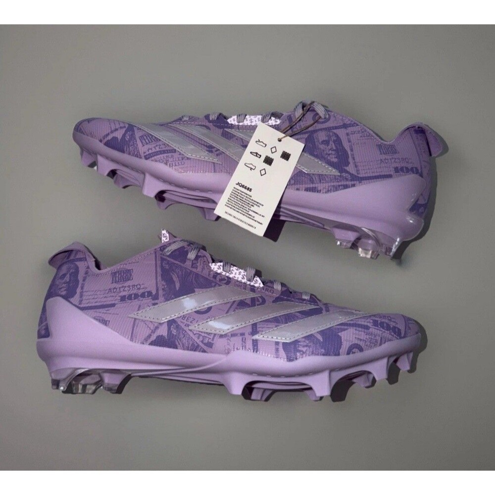 New Adidas Adizero Electric II Currency US Men's Size 9 Football Cleats JQ6685